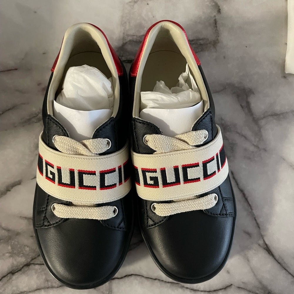 Authentic Kids Gucci Ace Sneakers